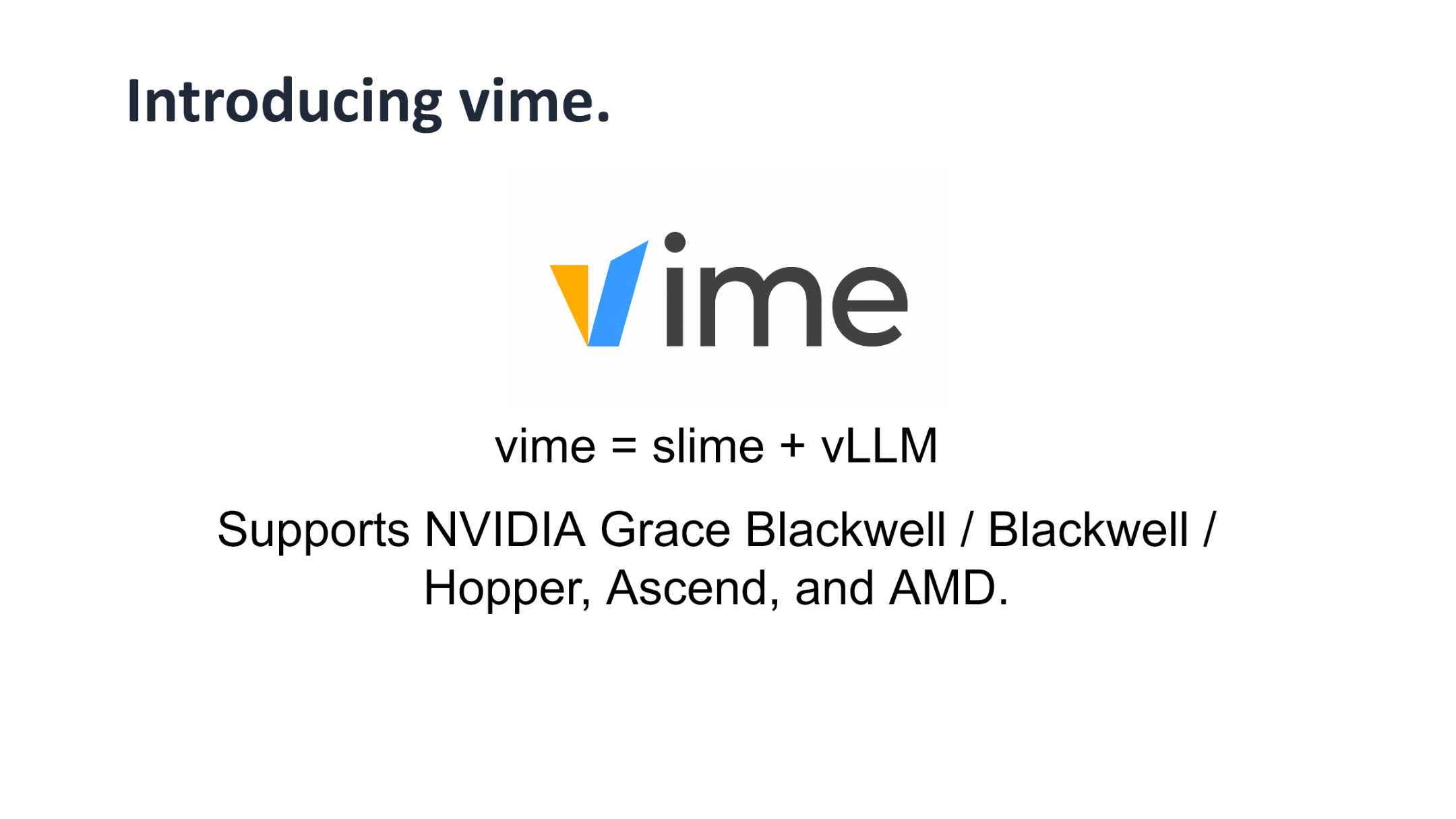 vime 架构定义及支持的硬件平台列表